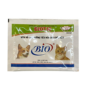 Men Bổ Sung Chống Tiêu Chảy Cho Chó Mèo Bio (Bịch 10 Gói)