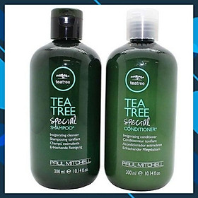 Bộ dầu gội xả Paul Mitchell Tea Tree Special trà xanh bạc hà ngăn gàu kháng khuẩn Mỹ 300ml