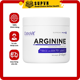 Ostrovit Arginine 210g - Thực Phẩm Bổ Sung Tăng Sức Mạnh và Phục Hồi Cơ