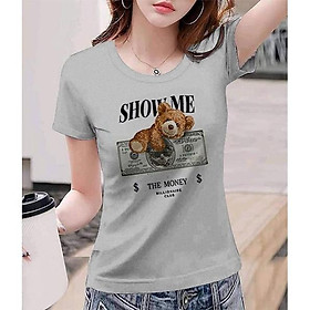 Áo Thun Nữ có BigSize, đủ size Từ S Đến 8XL, Áo Phông nữ cotton, Mặc Mịn Thoáng Mát-Thời Trang Waoo, Mẫu ATNN534