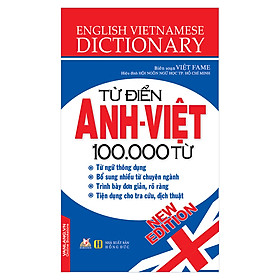 Từ Điển Anh Việt 100.000 Từ