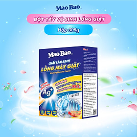 Chất Làm Sạch Lồng Giặt Mao Bao Ion Bạc Nâng Cấp Mới 300g + 6g