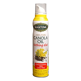 Dầu hốc Dạng Xịt Mantova - Mantova Oil Spray - Ít năng lượng, ăn kiêng khem, 100% vẹn toàn hóa học ko phụ gia