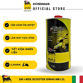 Nhớt Eni I-Ride Scooter 10W40 chuyên dụng cho xe Vespa/Piaggio