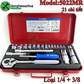 Mua Bộ tuýp 1/4 và 3/8 inch Kingtony 5022MR 21 chi tiết