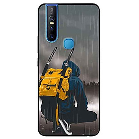 Ốp lưng in cho Vivo V15 Mẫu Đôi Thiên Nga