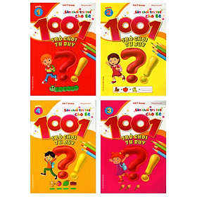 Combo 1001 Trò Chơi Tư Duy - Tập 1, 2, 3, 4.