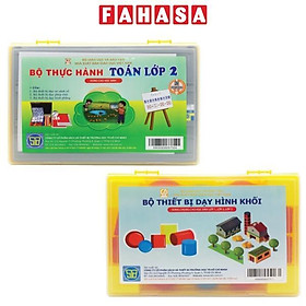 Bộ 2 Hộp Thực Hành Toán Lớp 2 Dùng Cho Học Sinh