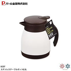 Bình giữ nhiệt Inox Pearl Metal màu trắng kem - Nội địa Nhật Bản