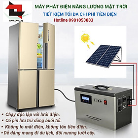 Mua Máy phát điện năng lượng mặt trời  Bộ lưu trữ điện công suất 1000W (1Kw) Công nghệ Châu Âu tốt nhất hiện nay