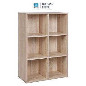 Mua Tủ Sách Gỗ 6 Ngăn Kích Thước 97.5 x 65.5 x 30cm Thương Hiệu SIB Decor KSG58