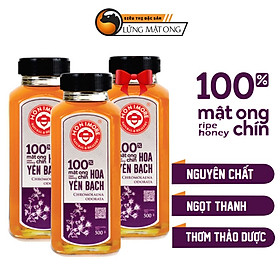 Mật ong chín HONIMORE Hoa Yên Bạch 500g _ Mật ong chín Tây Bắc (Mua 2 tặng 1 cùng loại) 