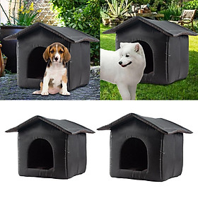 2x Winter Stray Cats Shelter Waterproof Outdoor Feral Cats Warm House Cave