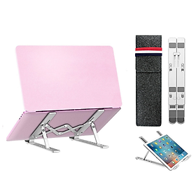 Mua Giá Đỡ Laptop Hợp Kim Nhôm Cao Cấp Có Thể Gấp Gọn  Giúp Tản Nhiệt Laptop  Macbook  Máy Tính Xách Tay. 07 Vị Trí Điều Chỉnh Góc Độ FS060