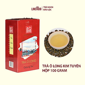 Trà Oolong (Ô long) Kim Tuyên Hộp Giấy 100g - Trà Ô long Trí Việt