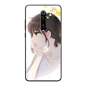 Ốp Lưng in cho Xiaomi Redmi K20 Pro Mẫu Cô Gái Mắt Xanh - Hàng Chính Hãng