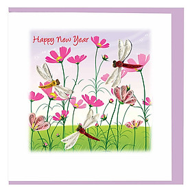 Thiệp Giấy Xoắn Năm Mới Việt Net VN1NY115066E1 (15 x 15 cm)