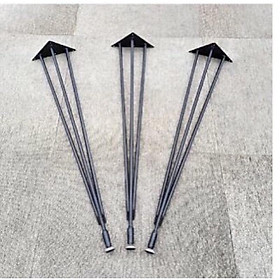 Mua chân bàn hairpin loại có đế tăng chỉnh chiều cao( có kèm theo vít)