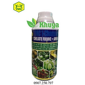 Phân bón vi lượng YMC Chelate Fulvic Amino 500ml Tẩy ghẻ và Bóng trái