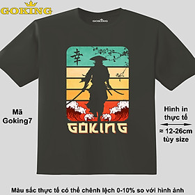 Samurai, mã Goking7. Áo thun hàng hiệu Goking, form unisex cho nam nữ, trẻ em, bé trai gái. Áo phông in đẹp, quà tặng cao cấp cho gia đình, cặp đôi, doanh nghiệp, hội nhóm