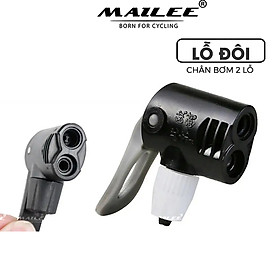 Đầu Bơm Hơi Xe Máy/ Xe Đạp phổ thông/ van nhọn (Schrader/Presta) Đầu Đôi Đa Năng Phụ Kiện (đường kính ống vào 7.3mm) - Mai Lee