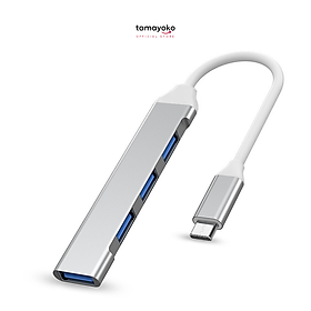 Hub Type C - Hub USB 3.0  Tốc Độ Cao Chia 4 Cổng USB 3.0 Dành Cho Laptop Điện Thoại - Hàng Chính Hãng Tamayoko