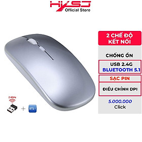 Chuột bluetooth HXSJ M90 wireless sạc pin siêu mỏng