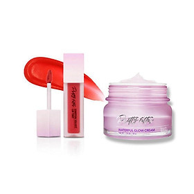 COMBO SON KEM LÌ TOUCH IN SOL PRETTY FILTER CHIFFON VELVET LIP TINT + KEM CẤP NƯỚC TOUCH IN SOL PRETTY FILTER WATERFUL GLOW CREAM
