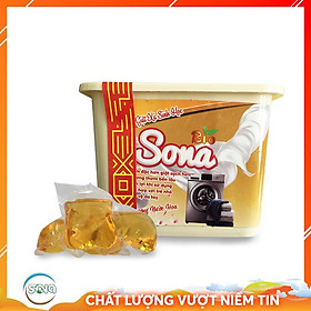 Viên giặt xả sinh học SONA giặt xả quần áo 2 trong 1 hộp 30 viên