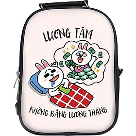 Balo In Hình Lương Tâm Không Bằng Lương Tháng BLFU248 /New 2019