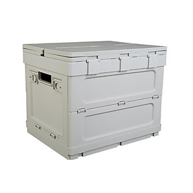 Multifuncational Folding Storage Box Table Organizer