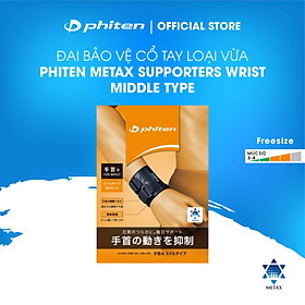 Đai quấn cổ tay loại vừa Phiten Metax wirst middle supporters AP243001