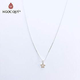 Dây chuyền bạc mặt ngôi sao - Ngọc Quý Gemstones