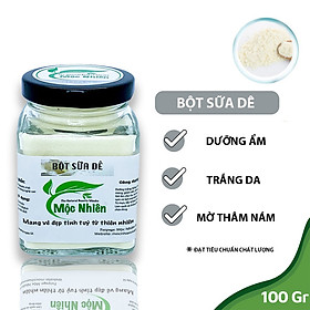 100gr Bột Sữa Dê Mộc Nhiên-Trắng da,Mềm mịn