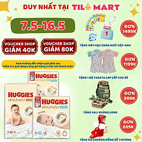 Combo 2 Tã/ Bỉm Quần Huggies Skin Perfect M/L/XL/XXL Super Jumbo Với 2 Vùng Thấm Giảm Kích Ứng Da