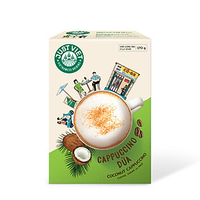 Cà Phê Cappuccino Dừa Just Viet - Đúng Điệu Gu Việt - Sánh Đậm