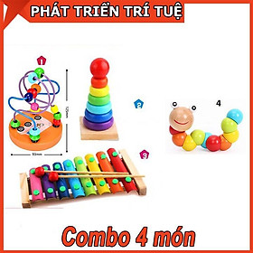 Combo 4 Món Tiết Kiệm Cho Mẹ,Đồ Chơi Phát Triển Trí Tuệ