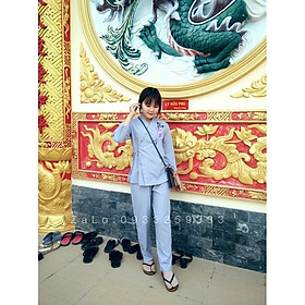 Đồ Lam Đi Chùa # Xéo Nơ Vẽ # Đồ Bộ Nữ #Quần Áo Nữ