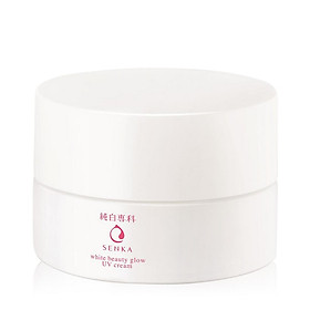 Kem Dưỡng Trắng Sáng & Giảm Thâm Nám Ban Ngày Senka White Beauty UV Cream 50g SPF 25 PA ++