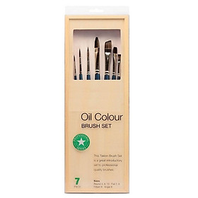 Bộ 7 Cây Cọ Vẽ Màu Sơn Dầu Chuyên Nghiệp