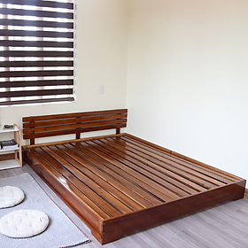 Mua Giường ngủ gỗ CT12 Juno Sofa màu vàng nâu