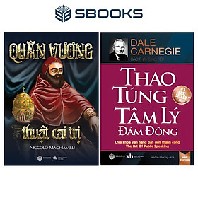Sách Combo 2 Cuốn: Thao Túng Tâm Lý Đám Đông + Quân Vương Thuật Cai Trị - SBOOKS