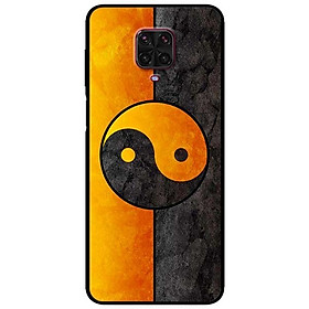Ốp lưng dành cho xiaomi redmi note 9s - note 9 pro - note 9 promax mẫu vòng tròn cam đen