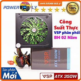 Mua Nguồn máy tính công suất thực VSP ATX 350W 4+4pin  6+2pin Hàng chính hãng