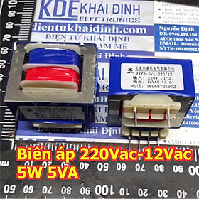 Mua Biến áp cách ly  biến áp thường  biến áp hàn mạch  on board IN: 220Vac OUT: 6V / 12V 5W 5VA kde5460