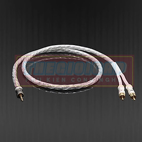Mua ROGTZ Cáp HiFi Liton 3.5mm Ra 2RCA Mạ Bạc Cho Ampli  Điện Thoại  PC Dài 1.5M - Hàng Nhập Khẩu