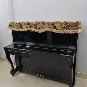 KHĂN PHỦ ĐÀN PIANO CƠ MẪU HOA CỔ ĐIỂN HIỆN ĐẠI