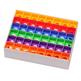 144 Pieces Colorful Billiards Snooker Pool Cue Chalk Holder Case