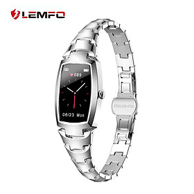 LEMFO H8pro Female Smart Bracelet 1.08-Inch IPS Screen BT5.1 IP67 Waterproof Fitness Tracker Physiological