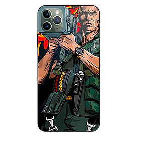 Ốp lưng in cho Iphone 11 Pro Max Mẫu Ramboo